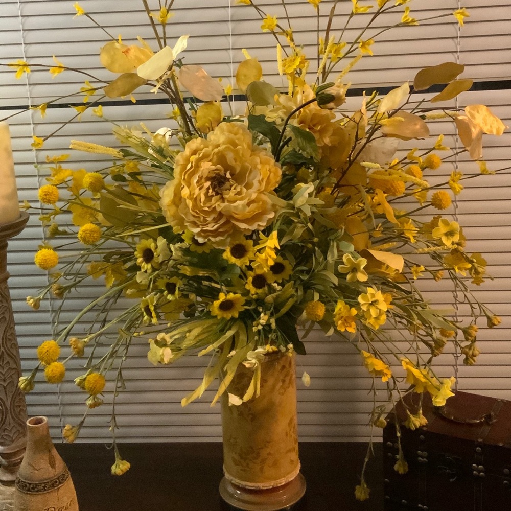 Custom Silk flower arrangement
